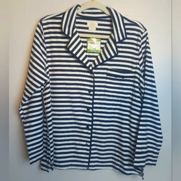 Kate Spade Pajama Top Large NWT - Picture 1 of 9